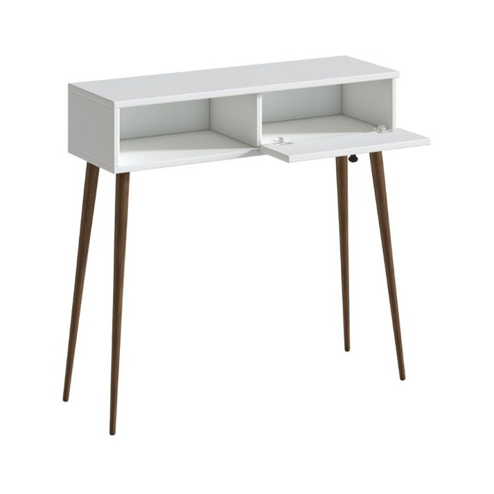 Κονσόλα Napoli χρώμα λευκό 90x29x88εκ.