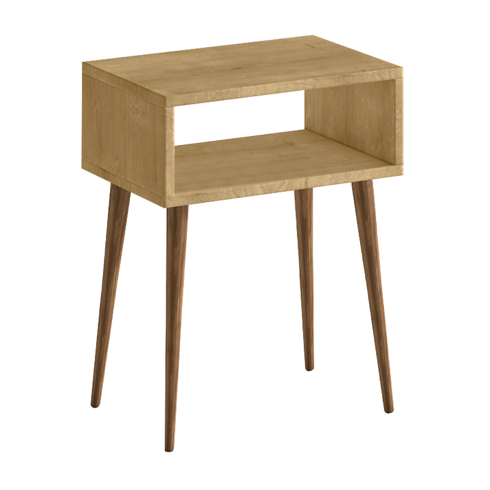 Κομοδίνο Gola χρώμα sapphire oak 45x30x58εκ.