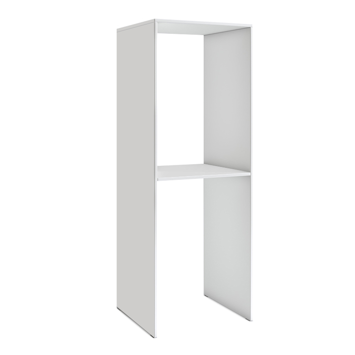 Έπιπλο πλυντηρίου - στεγνωτηρίου Evgenia χρώμα λευκό 70x60x180εκ.