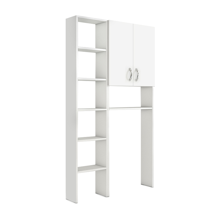 Έπιπλο πλυντηρίου Make χρώμα λευκό 96x20x180εκ.