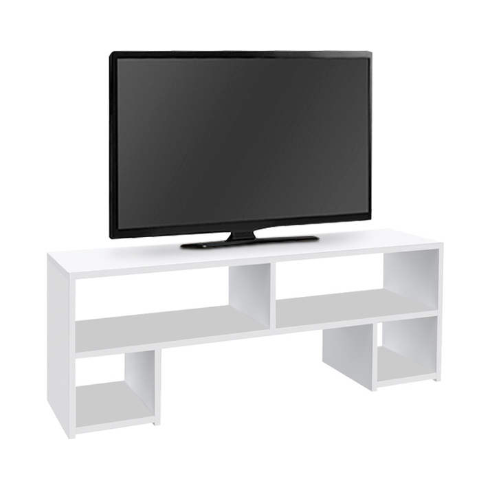 Έπιπλο τηλεόρασης Dabi χρώμα λευκό 120x30x40εκ.