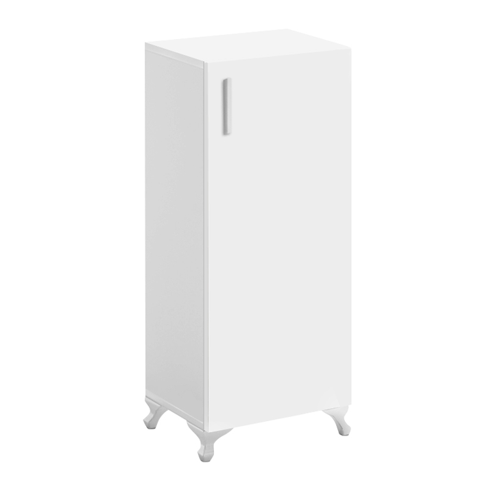 Ντουλάπι κουζίνας - μπάνιου Mine χρώμα λευκό 30x32x88εκ.