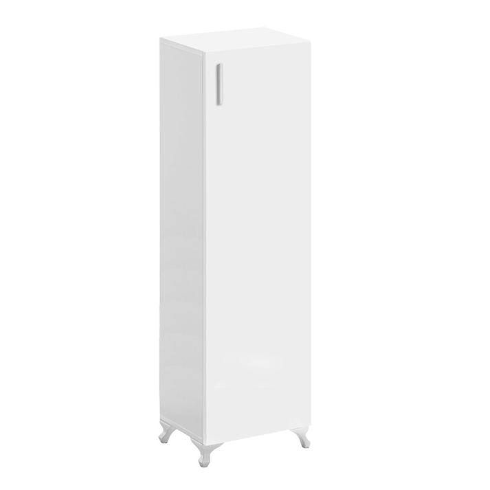 Ντουλάπι κουζίνας - μπάνιου Mine χρώμα λευκό 30x32x128εκ.