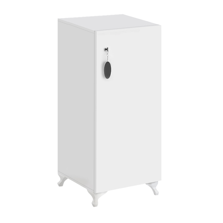 Ντουλάπι με κλειδαριά Zehra χρώμα λευκό 30x32x88εκ.