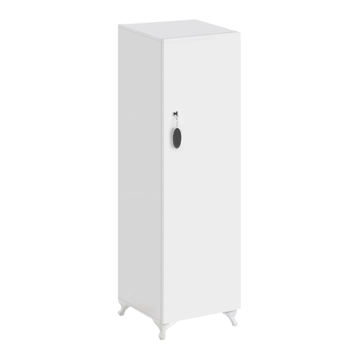 Ντουλάπι με κλειδαριά Zehra χρώμα λευκό 30x32x128εκ.