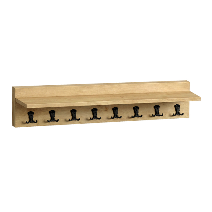 Κρεμάστρα τοίχου Vettini χρώμα sapphire oak 100x12x20εκ.