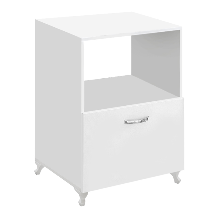 Έπιπλο κουζίνας για φουρνάκι Nadine χρώμα λευκό 60x57x85εκ.