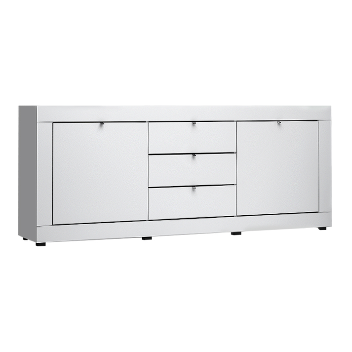 Μπουφές Ocean χρώμα λευκό 210x45x86εκ.