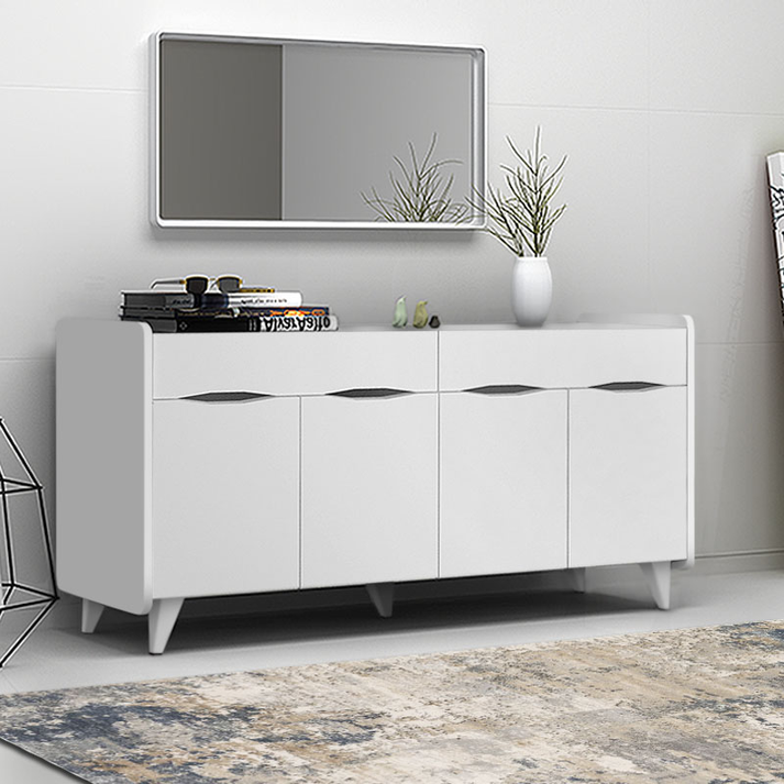 Μπουφές Sila χρώμα λευκό 140x45x72εκ.