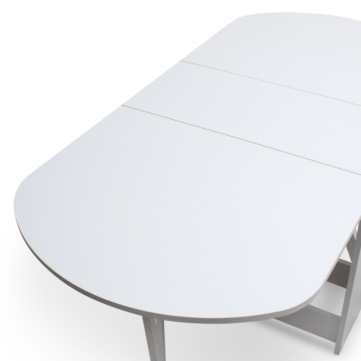 Τραπέζι Winslet επεκτεινόμενο χρώμα λευκό 34(63+63)x80x76εκ.