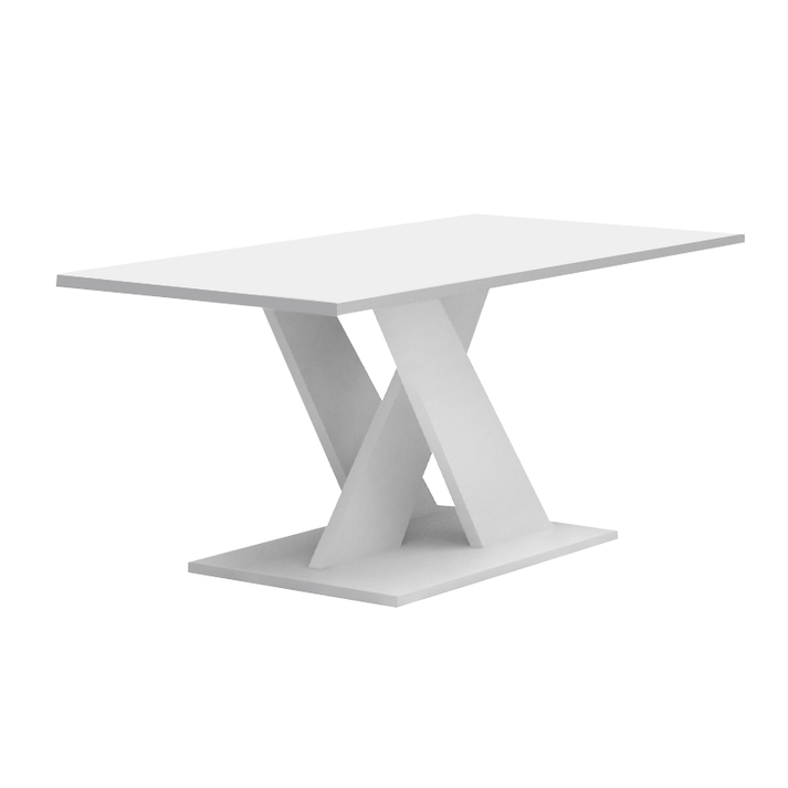 Τραπεζάκι σαλονιού Marcello χρώμα λευκό 110x55x47εκ.