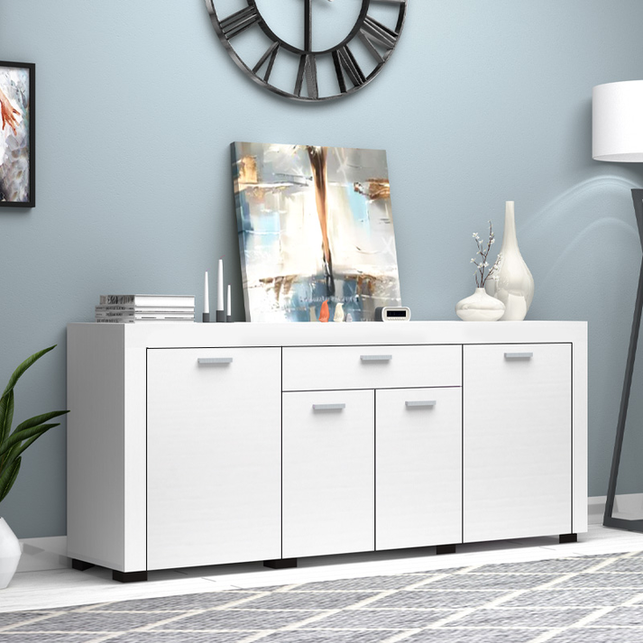 Μπουφές Joseph χρώμα λευκό 177x40x76εκ.