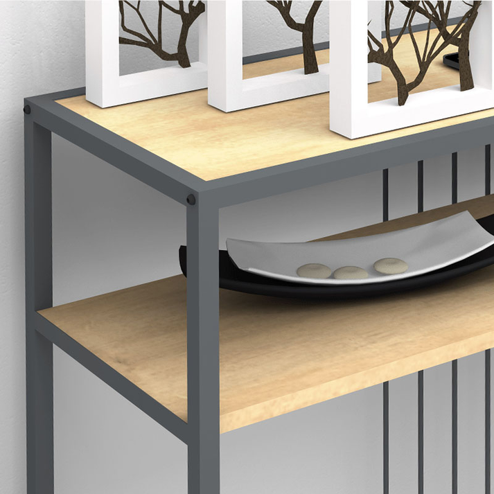 Κονσόλα Kary χρώμα oak 120x33x90εκ.