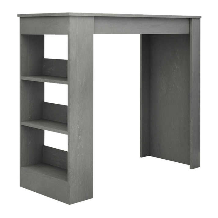 Τραπέζι μπαρ Deep χρώμα γκρι σκυροδέματος 120x50x100εκ.