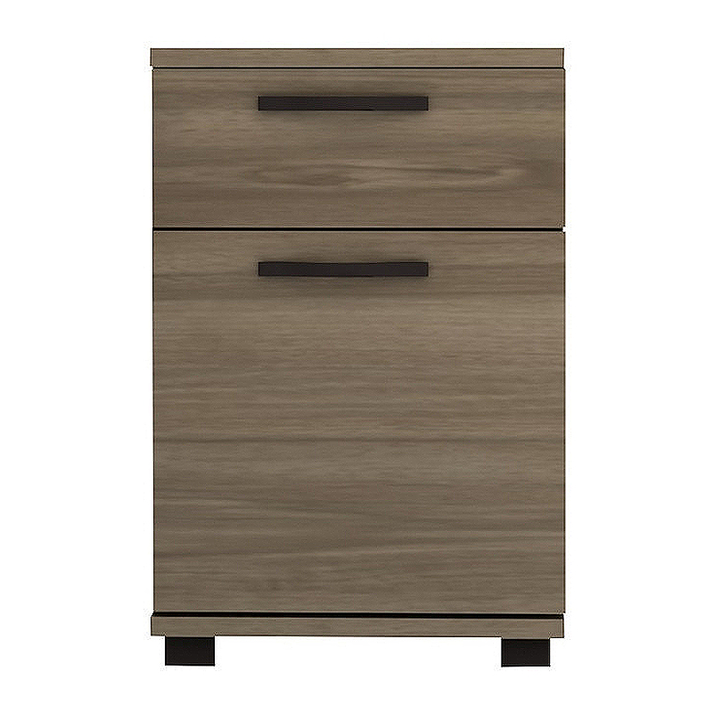 Κομοδίνο - συρταριέρα γραφείου Veto χρώμα καρυδί 40x39x57εκ.