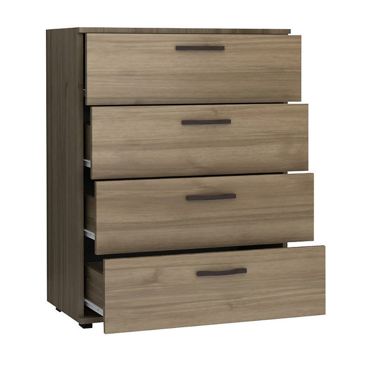 Συρταριέρα Velika χρώμα καρυδί 73x44x96εκ.