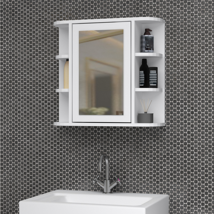 Καθρέπτης μπάνιου Diro χρώμα λευκό 65x17,5x60εκ.