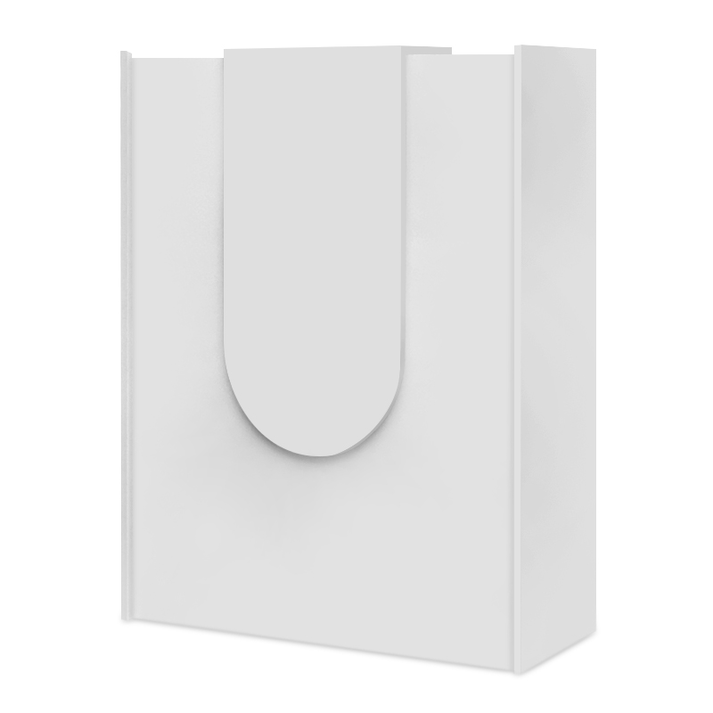 Γραφείο υποδοχής - reception Mezzo χρώμα λευκό 90x40x110εκ.