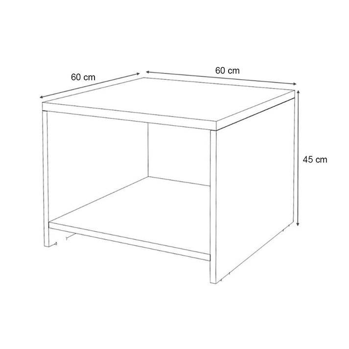 Venturo office desk 60 x 60 x 45 cm, white