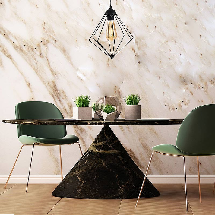 Φωτιστικό οροφής Nura E27 μεταλλικό μονόφωτο χρώμα μαύρο 24x24x72εκ.