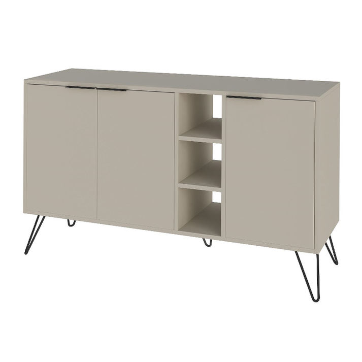 Μπουφές Clara χρώμα sandstone 142x35,6x83εκ.