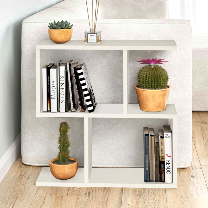 Βοηθητικό τραπεζάκι Homemania χρώμα λευκό 60x20x60εκ.