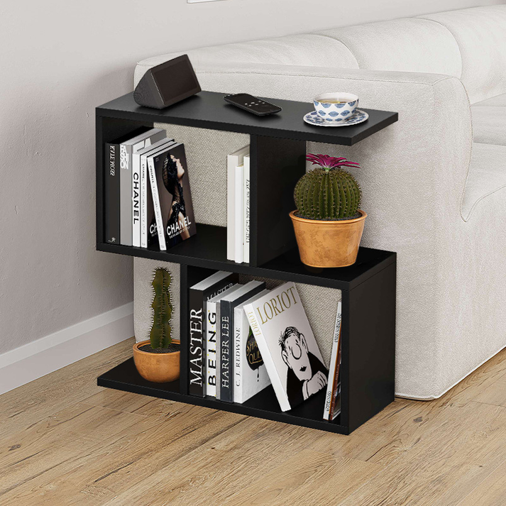 Βοηθητικό τραπεζάκι Homemania χρώμα μαύρο 60x20x60εκ.