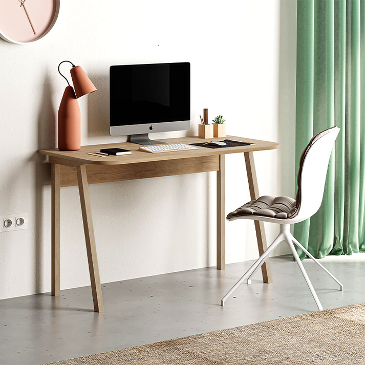 Γραφείο εργασίας Luton χρώμα φυσικό οξιάς 120x60x75εκ.