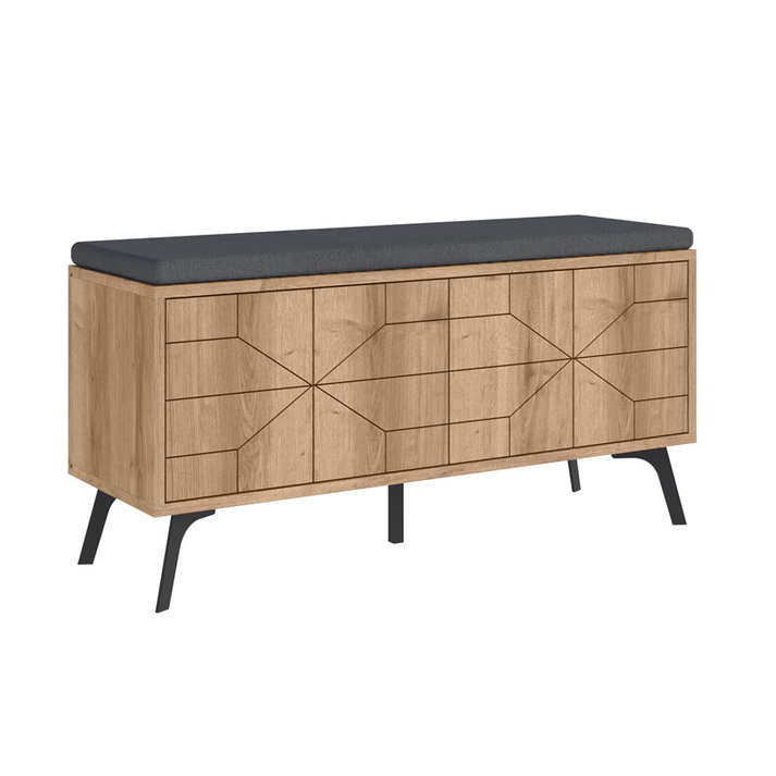 Παπουτσοθήκη Dune χρώμα sapphire oak 107x35x55εκ.
