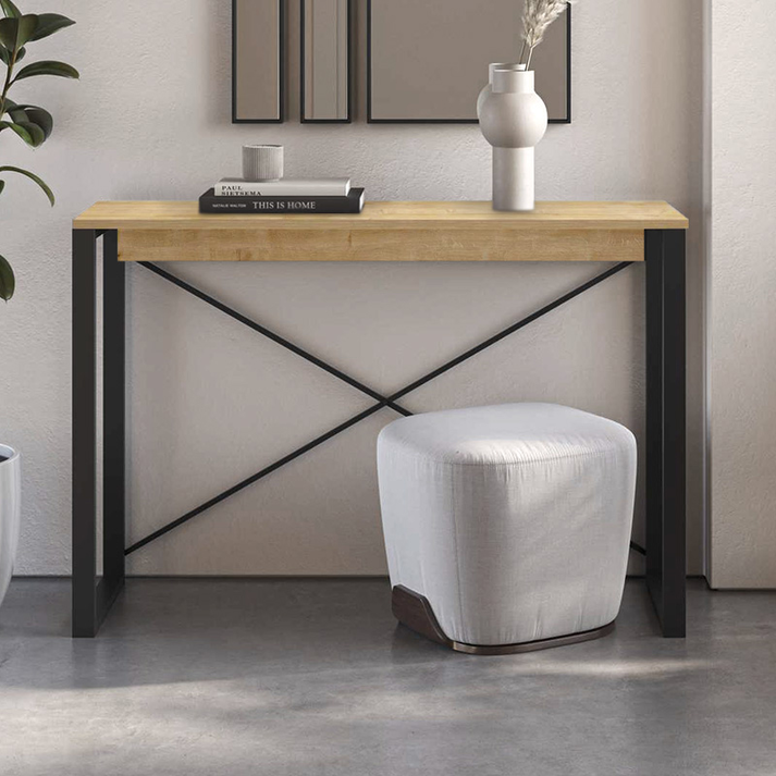 Κονσόλα Archie χρώμα sapphire oak 110x35x75εκ.