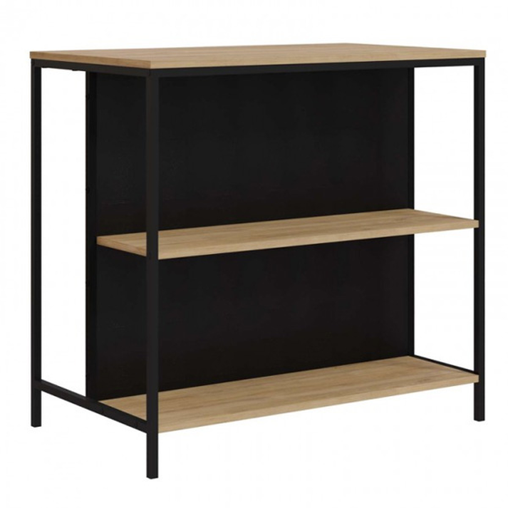 Τραπέζι μπαρ Detroit χρώμα sapphire oak - silky black 100x60x95εκ.