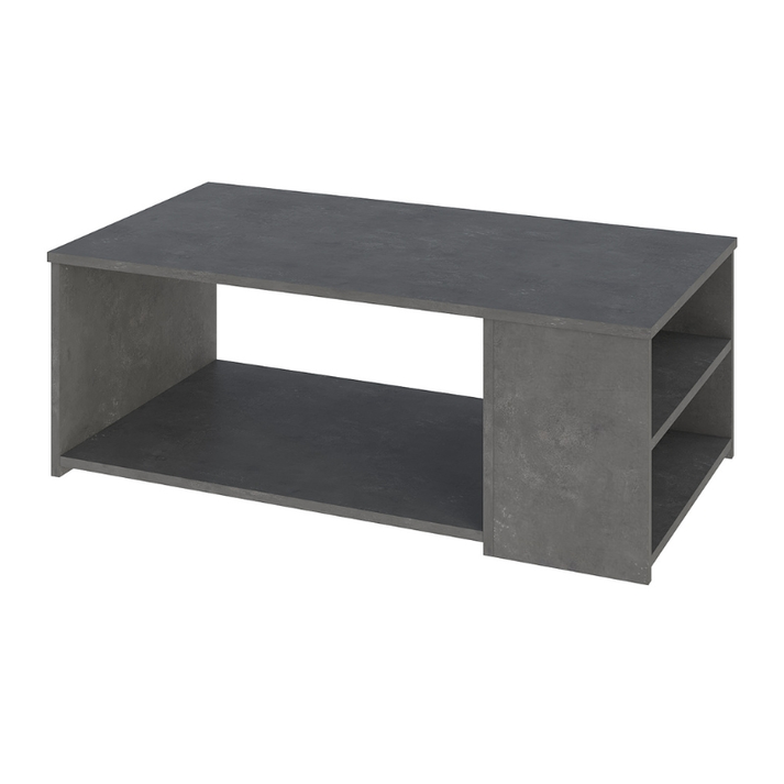 Τραπεζάκι σαλονιού Berg χρώμα γκρι ρετρό 110x60x40εκ.