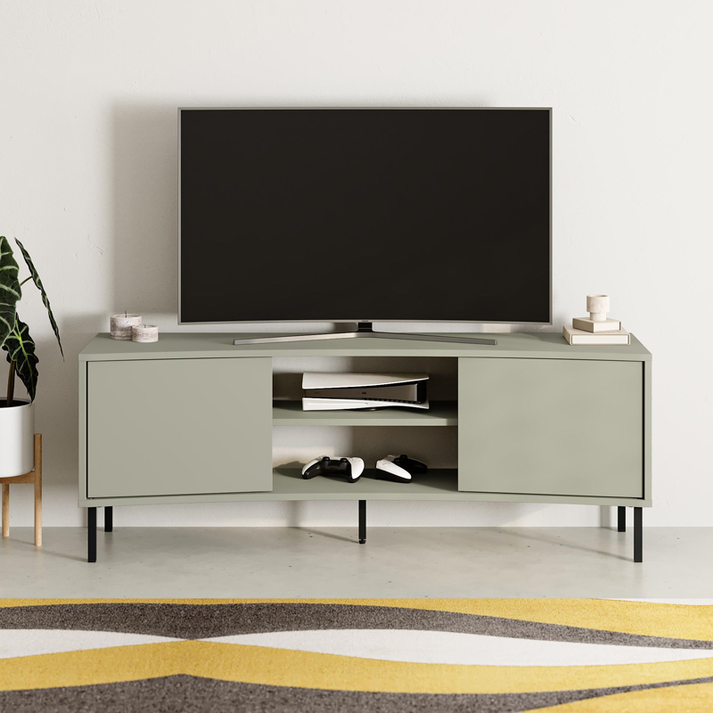 Έπιπλο τηλεόρασης Frem χρώμα ash green 150x40x55εκ.
