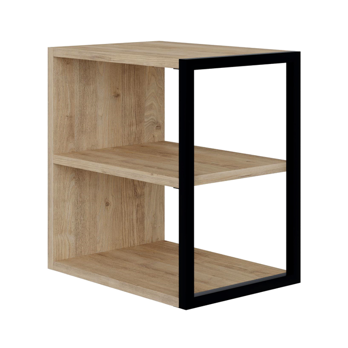 Τραπεζάκι βοηθητικό - Κομοδίνο Echo χρώμα sapphire oak 30x42x45εκ.