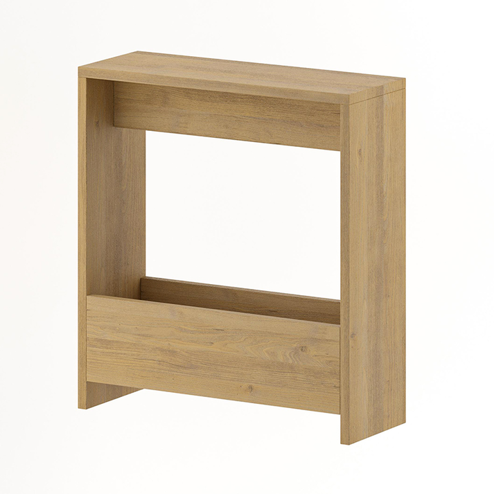Τραπεζάκι βοηθητικό Simpi χρώμα sapphire oak 55x20x60εκ.