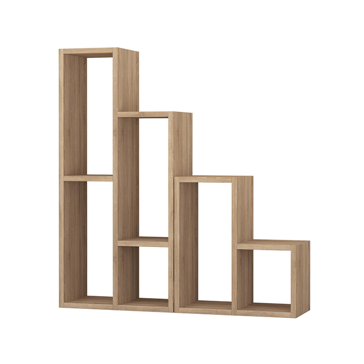 Ραφιέρα - Ανθοστήλη Sule χρώμα sapphire oak 84x20x89εκ.