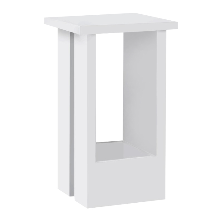Τραπεζάκι βοηθητικό Tasos χρώμα λευκό 30x30x50,3εκ.