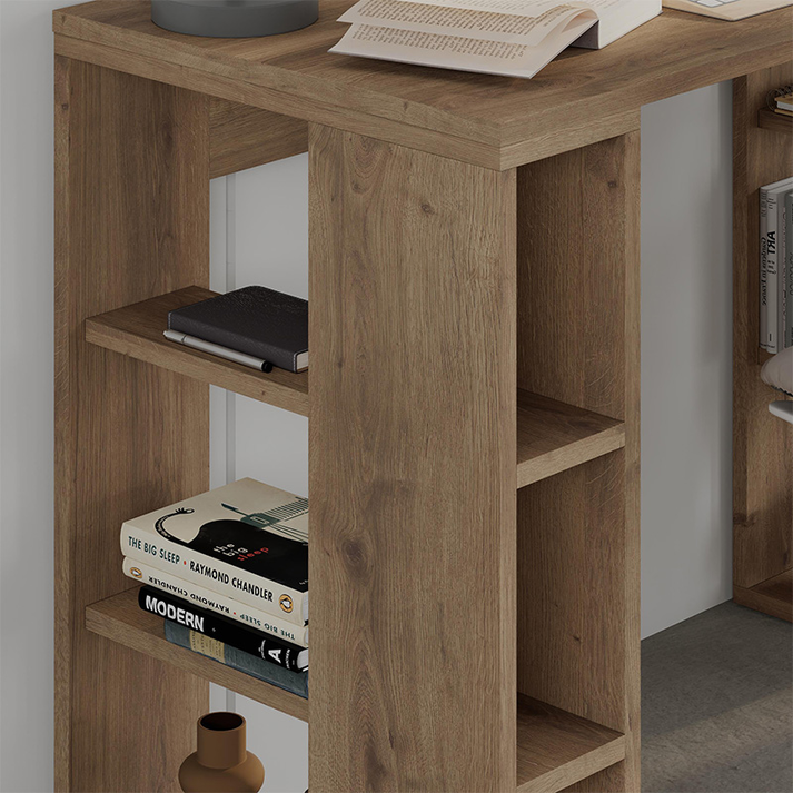 Γραφείο εργασίας Colmar χρώμα ανοιχτό καρυδί 106x50x75εκ.