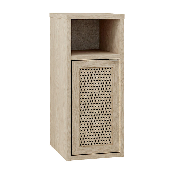 Κομοδίνο Inca χρώμα light oak 25,2x32x60εκ.