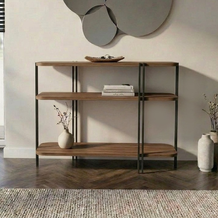 Κονσόλα Notus χρώμα καρυδί Ud 92x34,5x75εκ.