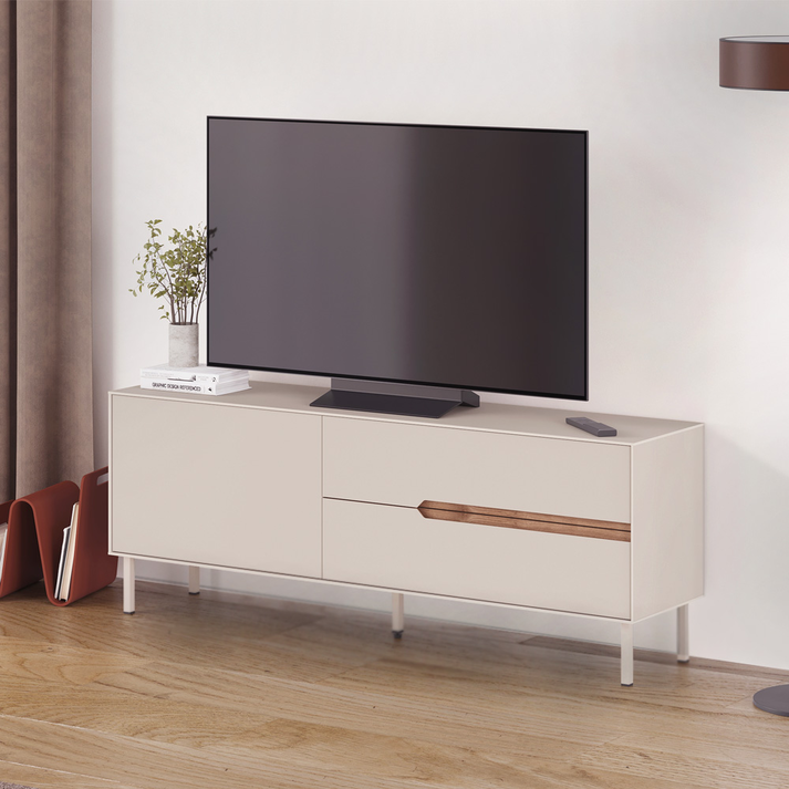 Έπιπλο τηλεόρασης Arch χρώμα sandstone 150x35x56,5εκ.