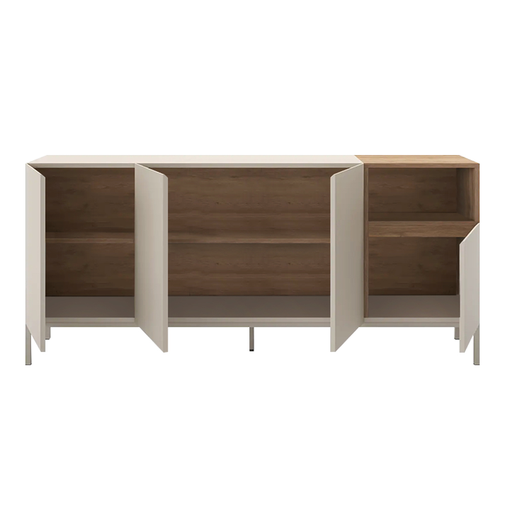 Μπουφές Cailin χρώμα sandstone - sepet oak 180x41,8x80εκ.