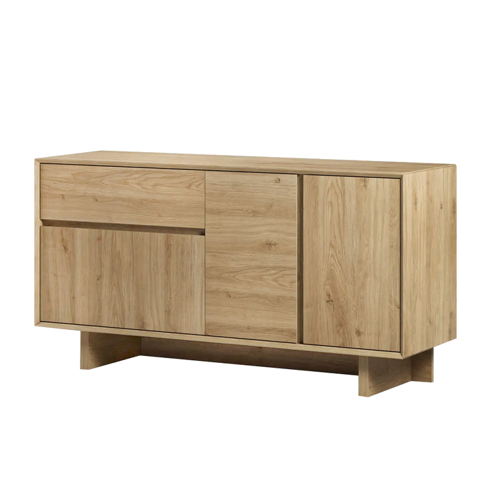 Μπουφές Capri χρώμα sapphire oak 146x45x76,5εκ.