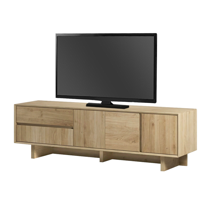Έπιπλο τηλεόρασης Capri χρώμα sapphire oak 180x45x55εκ.
