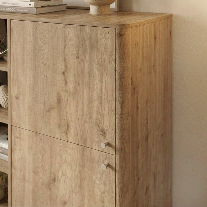Μπουφές Colia χρώμα sepet oak 85x44x120,4εκ.
