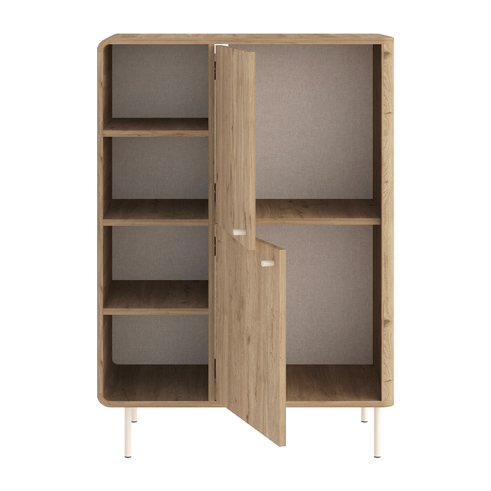 Μπουφές Colia χρώμα sepet oak 85x44x120,4εκ.