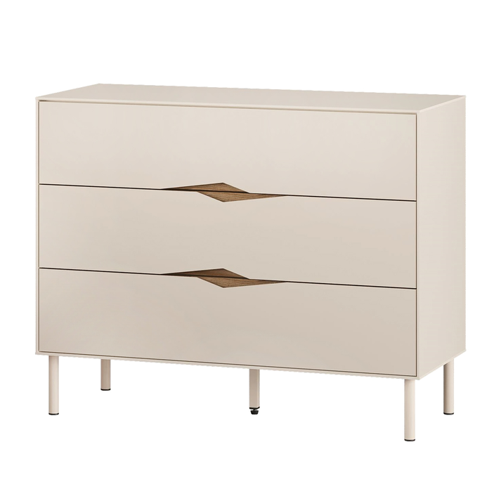 Συρταριέρα Marquise χρώμα sandstone 98x40x78,5εκ.
