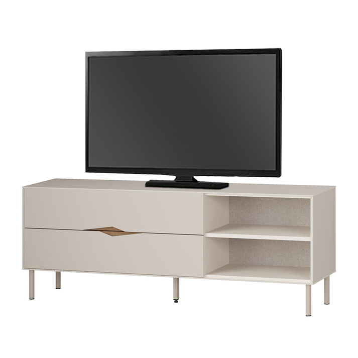 Έπιπλο τηλεόρασης Marquise χρώμα sandstone 150x35x56εκ.