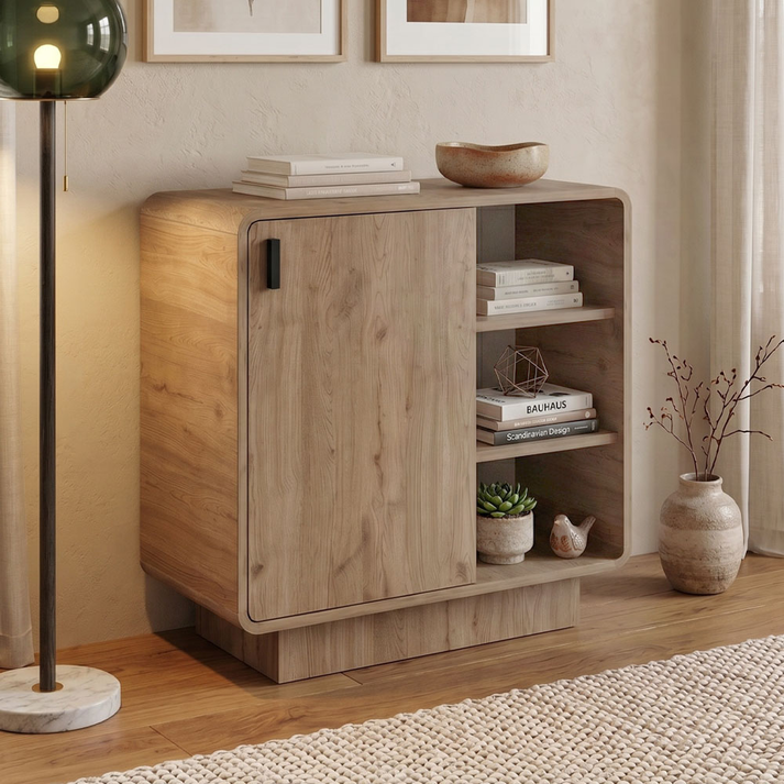 Μπουφές Rovel Mχρώμα sepet oak 80,3x39x80,4εκ.