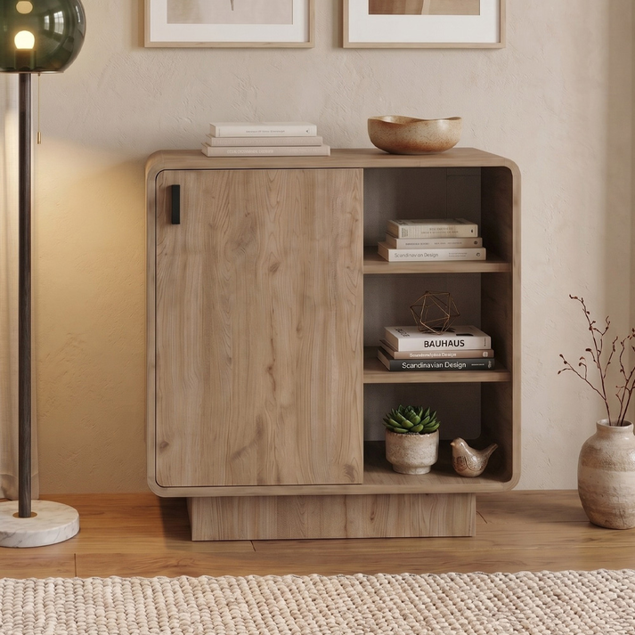 Μπουφές Rovel Mχρώμα sepet oak 80,3x39x80,4εκ.